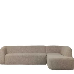 Hot Wohnen Chenille Sofaecke in Beige - Jaturna