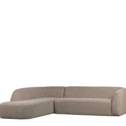 Hot Wohnen Chenille Sofaecke in Beige - Jaturna