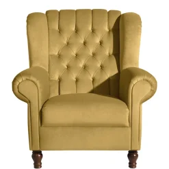 Sale Wohnen Chesterfield Ohrenbackensessel aus Samtvelours - Gregg