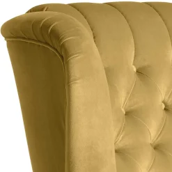 Sale Wohnen Chesterfield Ohrenbackensessel aus Samtvelours - Gregg