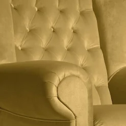 Sale Wohnen Chesterfield Ohrenbackensessel aus Samtvelours - Gregg