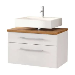 Outlet Wohnen 60cm Beckenschrank für die Wand - Enwicos (zweiteilig)