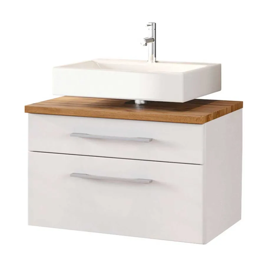 Outlet Wohnen 60cm Beckenschrank für die Wand - Enwicos (zweiteilig)