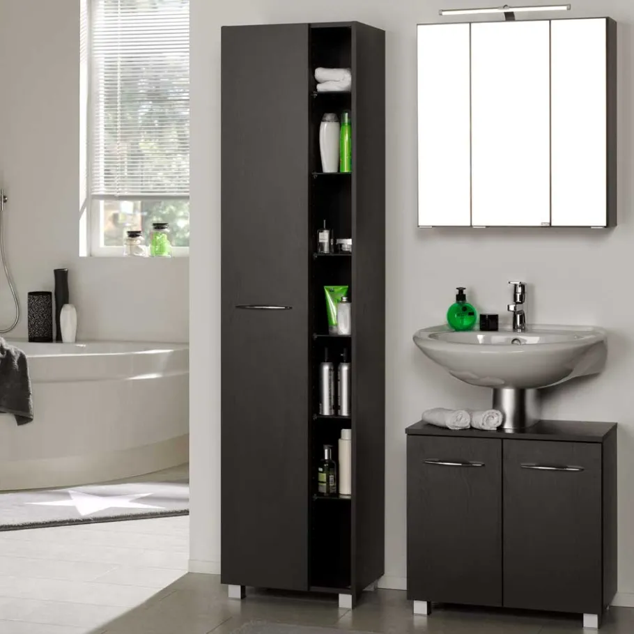 Wohnen 105cm breite Bad Kombi in Grau - Juventuda (dreiteilig)