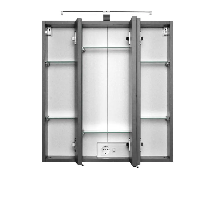 Wohnen 105cm breite Bad Kombi in Grau - Juventuda (dreiteilig)