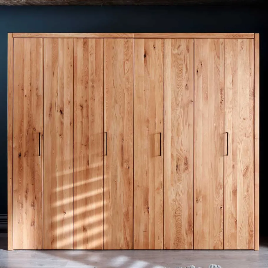 Hot Wohnen 246cm Falttüren-Kleiderschrank Wildeiche - Mascadona