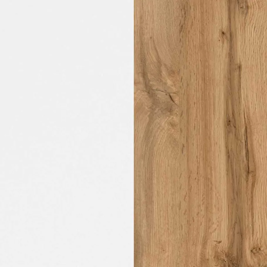 Clearance Wohnen 20cm flacher Badezimmer Schrank in Weiß - Yazemina