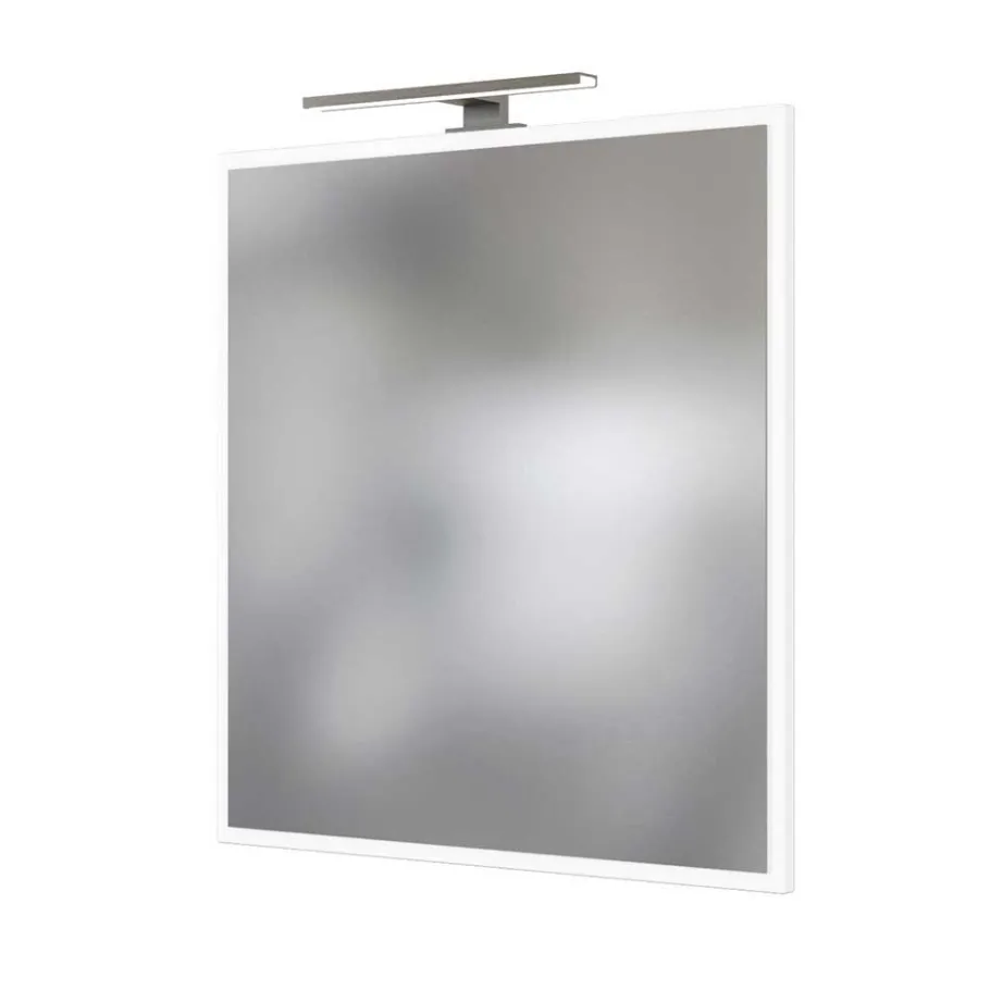 Outlet Wohnen 60cm Gäste WC Waschtisch & LED Spiegel - Livendas (zweiteilig)