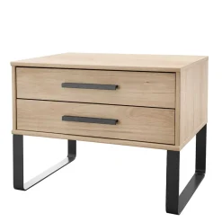 Outlet Wohnen 48cm hohe Nachtkommode zweifarbig - Licruva