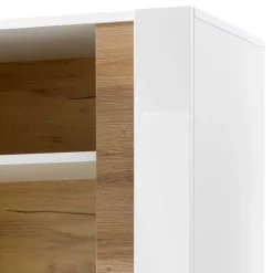 Discount Wohnen 194cm hohe Vitrine zweifarbig - Myrda I