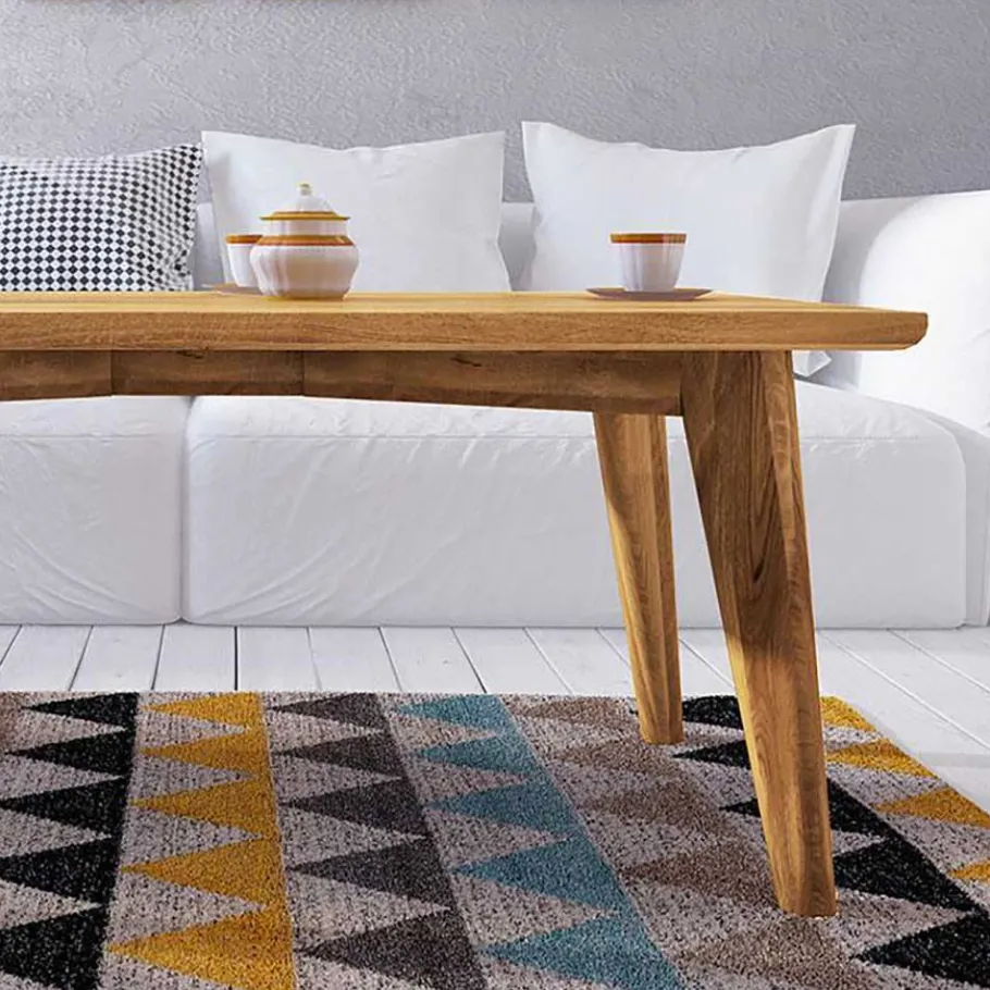 Sale Wohnen 48cm hoher Holz Couchtisch aus Wildeiche - Eavy