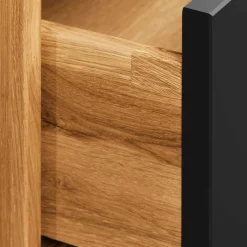 Hot Wohnen 210cm Holzbett & Nachttische - Olbysca (dreiteilig)