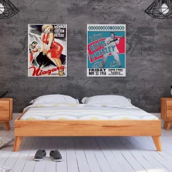 Online Wohnen 190cm langes Kernbuche Bett ohne Kopfteil - Junola I