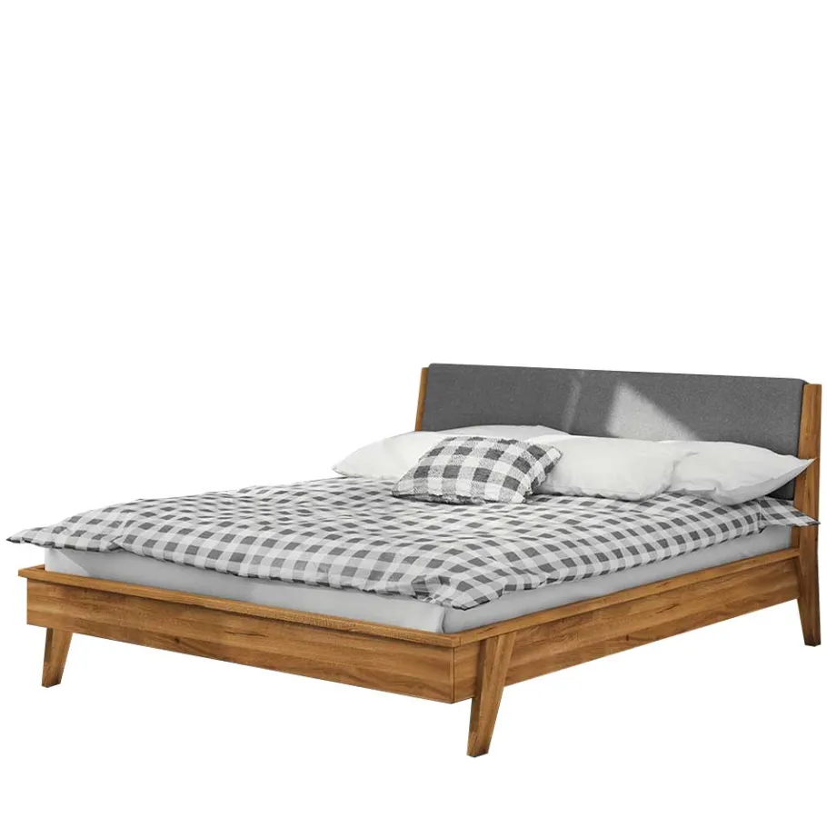 New Wohnen 220cm langes Wildeiche Bett im Retrostil - Hardus