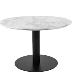 Hot Wohnen 70cm runder Wohnzimmer Tisch in Marmor Optik - Ovaio