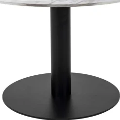 Hot Wohnen 70cm runder Wohnzimmer Tisch in Marmor Optik - Ovaio