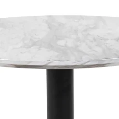 Hot Wohnen 70cm runder Wohnzimmer Tisch in Marmor Optik - Ovaio