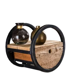 Online Wohnen 30cm Rundes Wandregal mit Schublade - Ultina