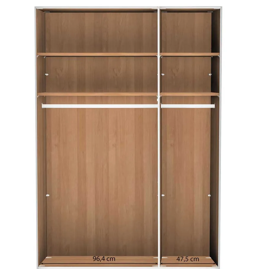 Sale Wohnen 150cm Schlafraum Kleiderschrank 3-türig - Emdsiva
