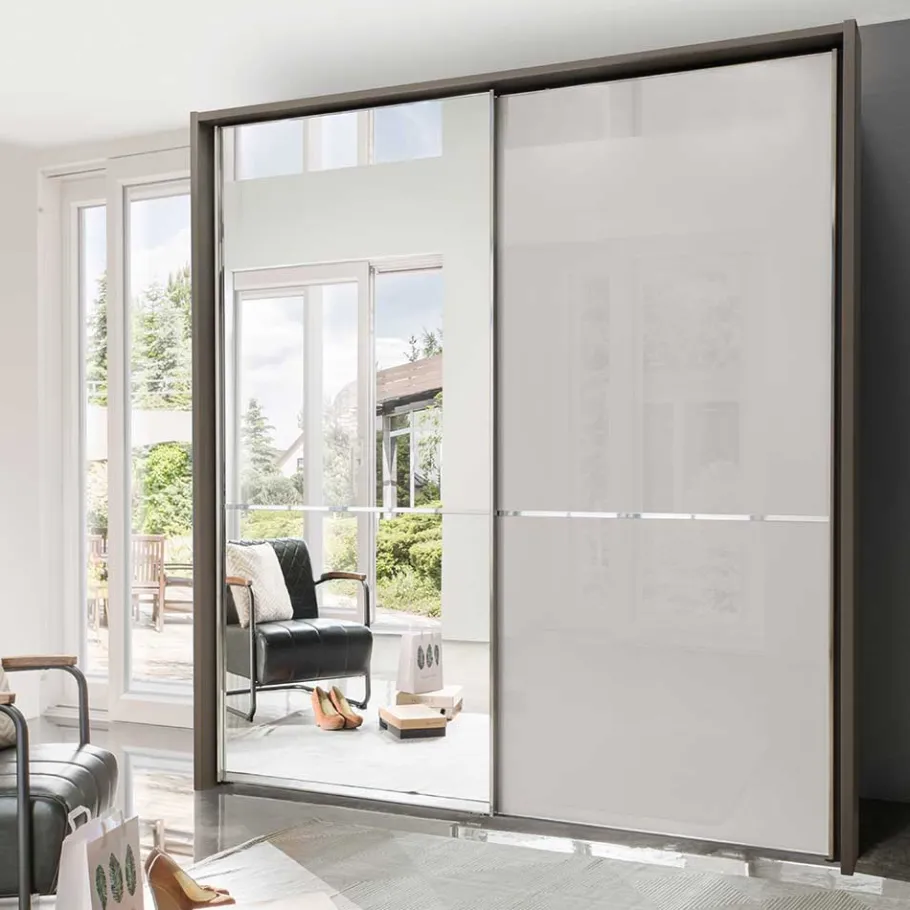 Online Wohnen 150cm Schwebetürenschrank für Schlafzimmer - Grande