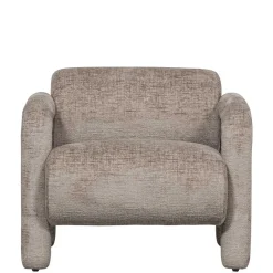 Online Wohnen Cooler Designer Sessel in Beige Samt - Sestron
