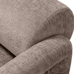 Online Wohnen Cooler Designer Sessel in Beige Samt - Sestron