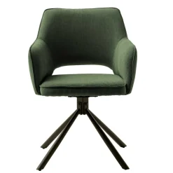 Discount Wohnen Cord Tischsessel in Oliv Grün - Emilio (2er Set)