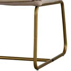 Hot Wohnen Cord Wohnzimmerstuhl in Beige - Velsamos