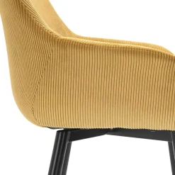 Sale Wohnen Cordstühle in Gold Gelb - Xaidon (2er Set)
