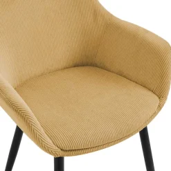 Sale Wohnen Cordstühle in Gold Gelb - Xaidon (2er Set)