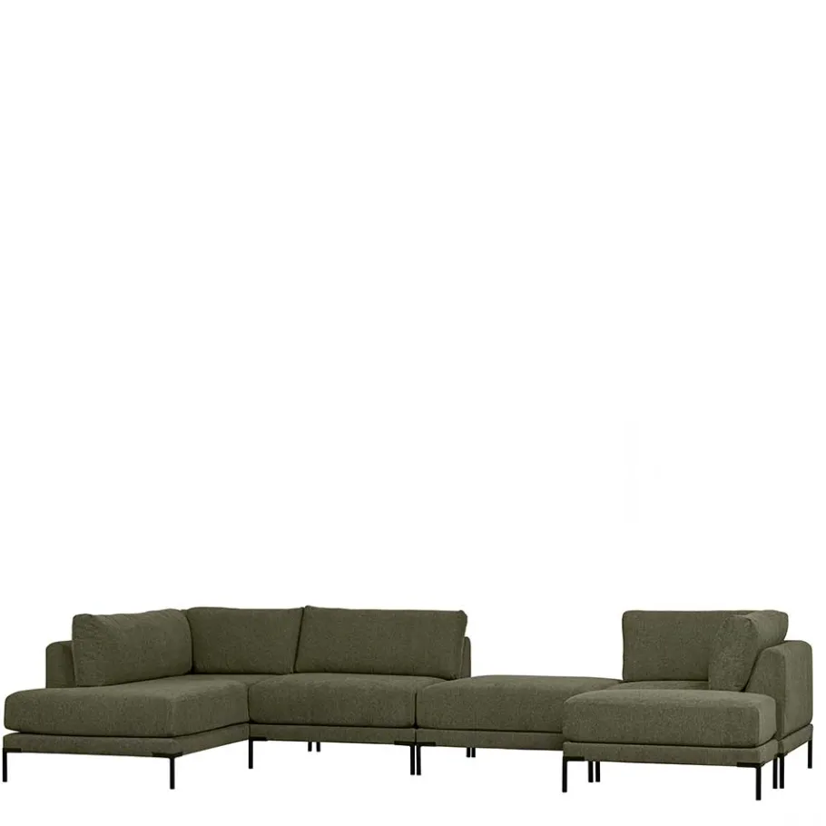 Best Wohnen Couch Lounge Modul in Dunkelgrün - Arraggo