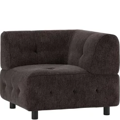 Best Wohnen Couch-Eckmodul in Graubraun & Schwarz - Sundini