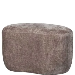 Hot Wohnen Couchhocker in Taupe Chenille - Fridelia