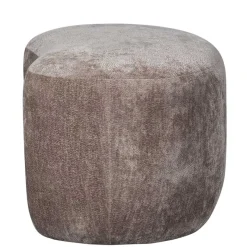 Hot Wohnen Couchhocker in Taupe Chenille - Fridelia