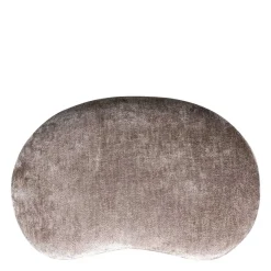 Hot Wohnen Couchhocker in Taupe Chenille - Fridelia