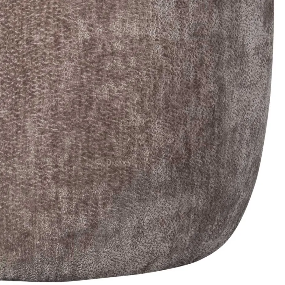 Hot Wohnen Couchhocker in Taupe Chenille - Fridelia