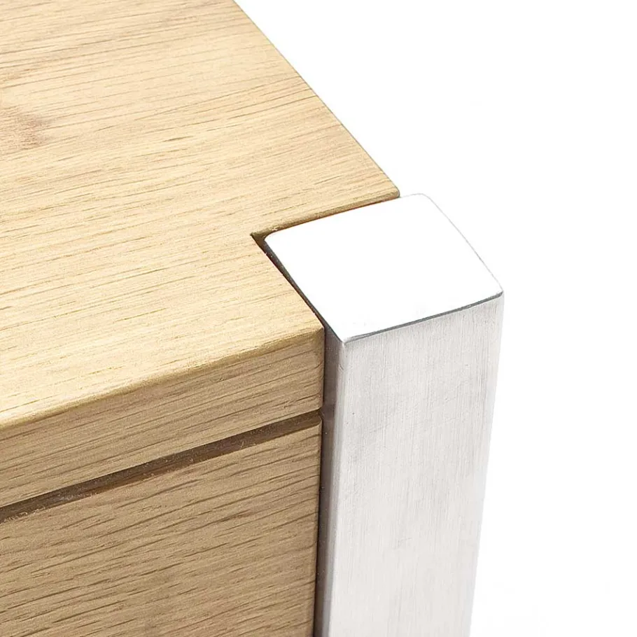 New Wohnen Couchtisch aus Asteiche Massivholz - Kirana