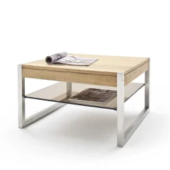New Wohnen Couchtisch aus Asteiche Massivholz - Kirana