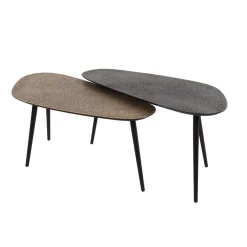 Hot Wohnen Couchtisch Duo in Nierenform - Emra (zweiteilig)