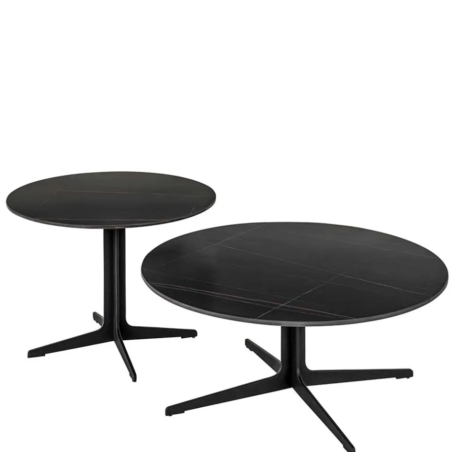 Clearance Wohnen Couchtisch Duo mit Keramikplatte - Montpa (zweiteilig)