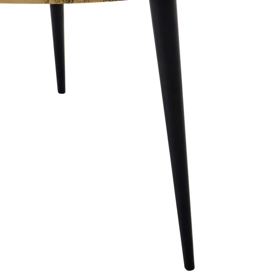 Hot Wohnen Couchtisch in Altmessing Metall Dekor - Anperanto