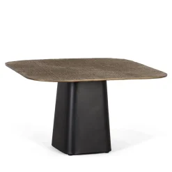 Discount Wohnen Couchtisch in Bronze mit Schwarz - Marcesion
