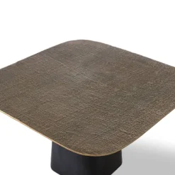 Discount Wohnen Couchtisch in Bronze mit Schwarz - Marcesion