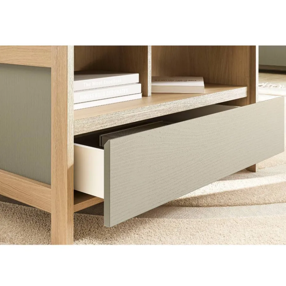 Clearance Wohnen Couchtisch in Eukalyptus und Eiche Optik - Promo
