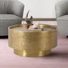 Hot Wohnen Couchtisch in Gold und Bronze - Beaven