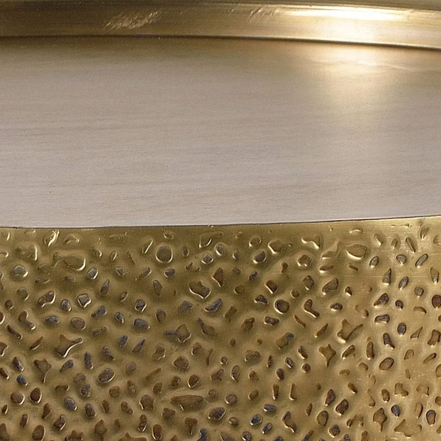 Hot Wohnen Couchtisch in Gold und Bronze - Beaven