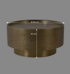 Hot Wohnen Couchtisch in Gold und Bronze - Beaven