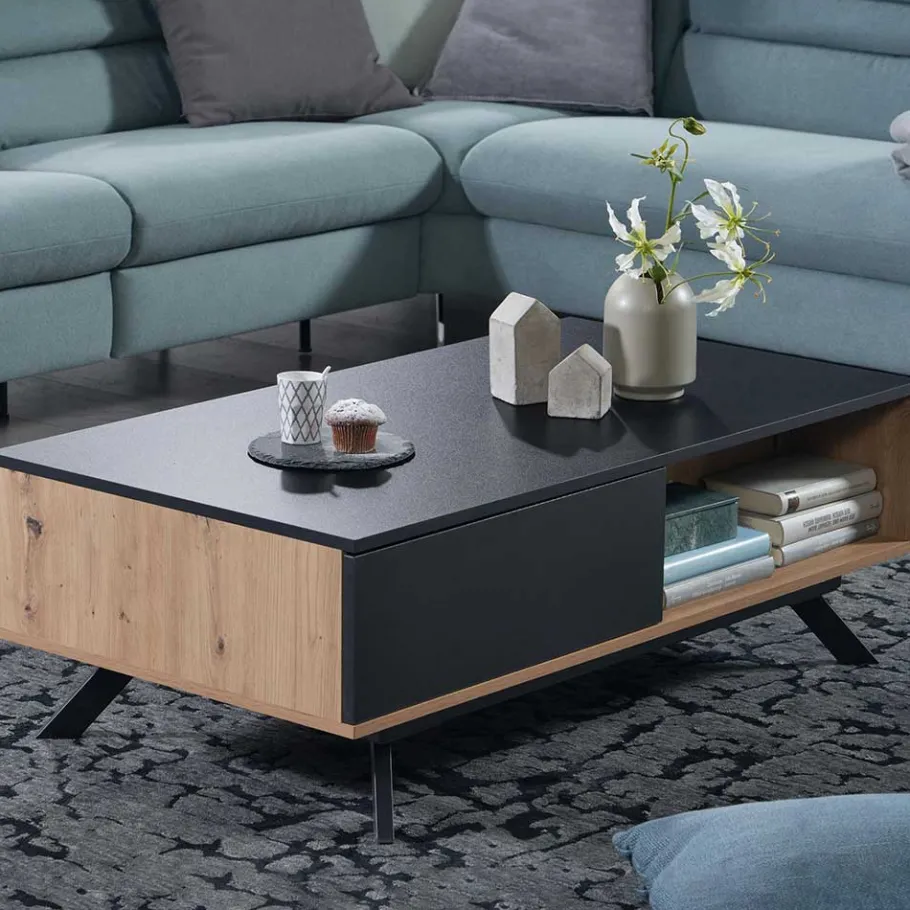 Clearance Wohnen Couchtisch mit Schubladen & Fächern - Heraklion