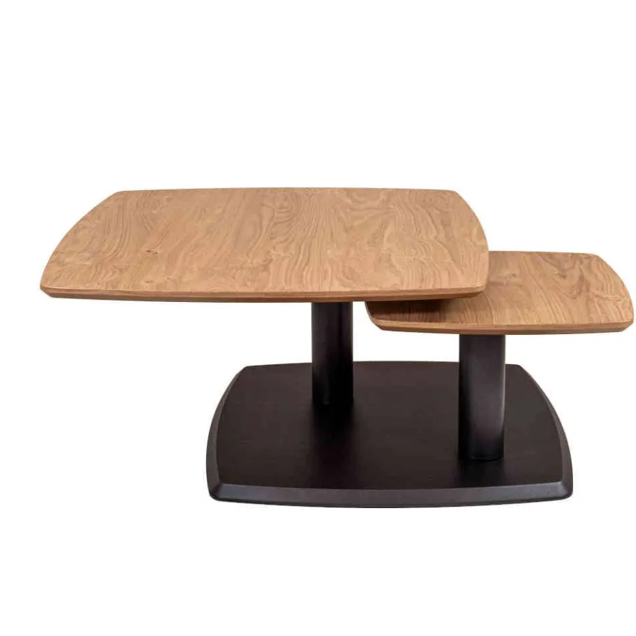 Discount Wohnen Couchtisch mit zwei Platten verdrehbar - Mesues