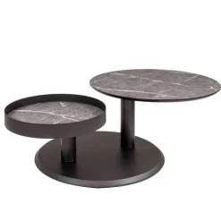 New Wohnen Couchtisch mit zwei Platten verdrehbar - Lachea